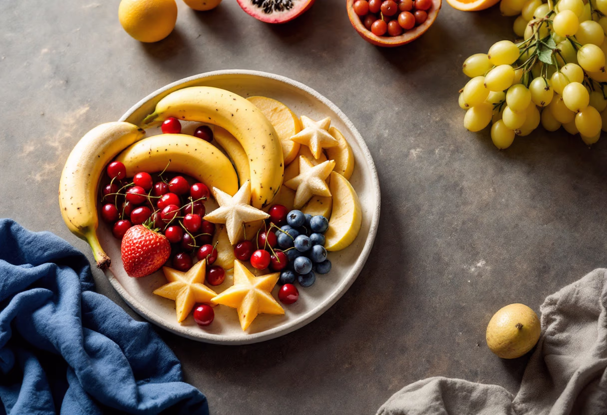 image of fresh fruit platter (bed & breakfast)