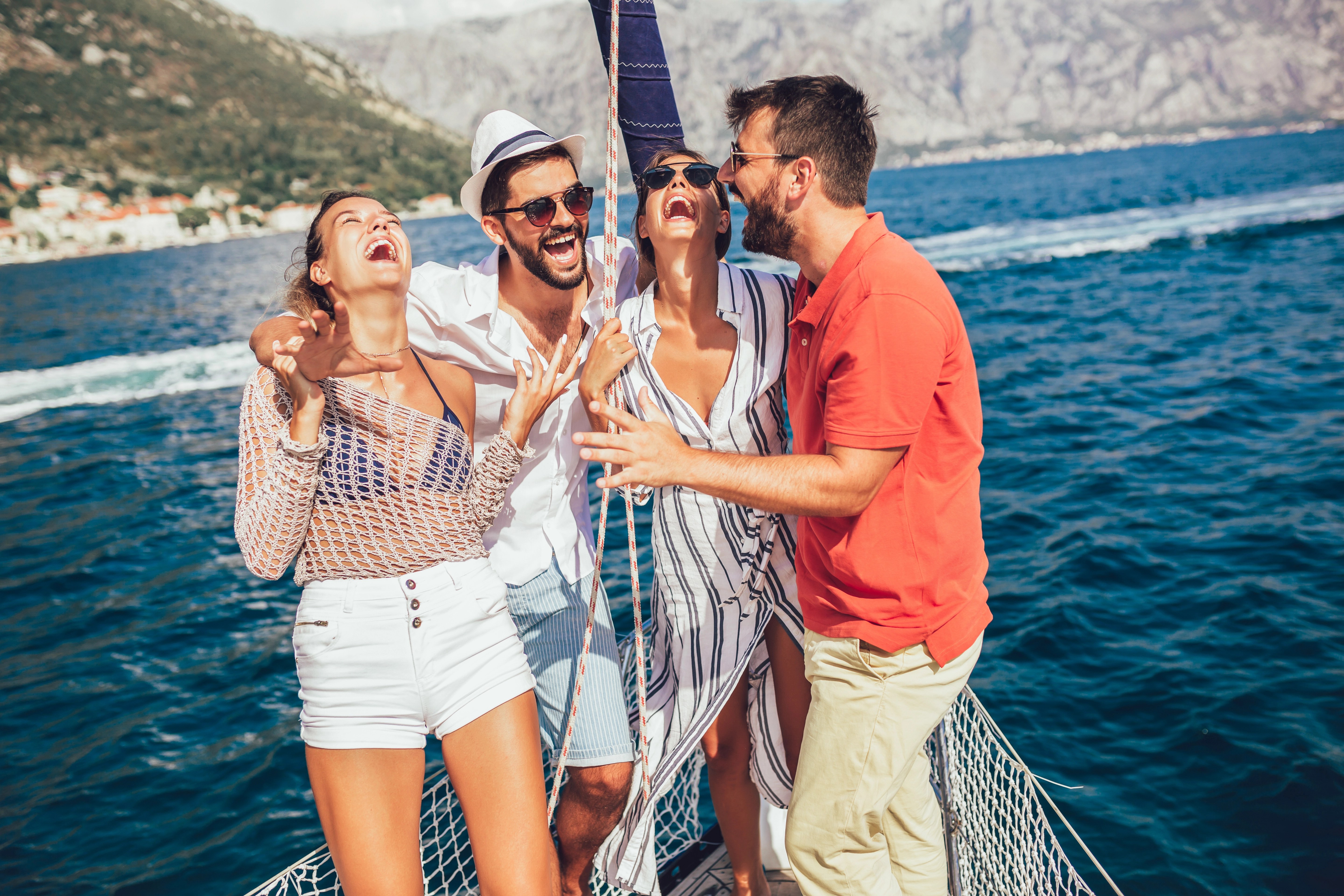 image of bustling department store entryway